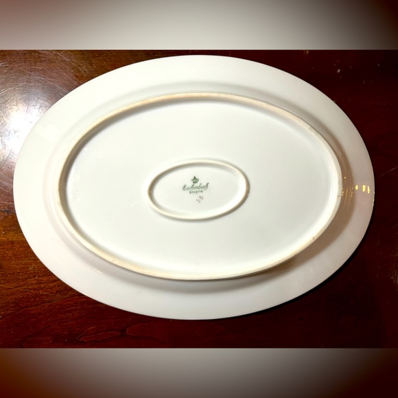 RARE MED Eschenbach Baronet style Bavarian China Pa tern Floral Oval Platter - Picture 8 of 11